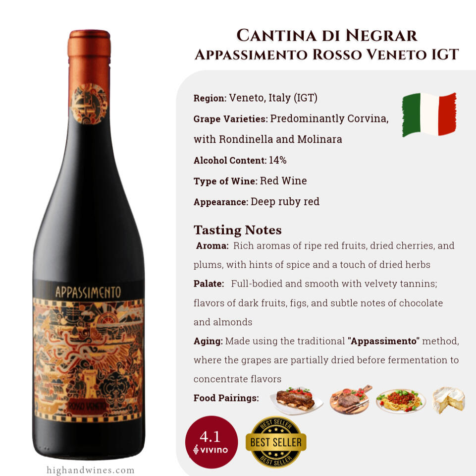 Cantina di Negrar Appassimento Rosso Veneto IGT